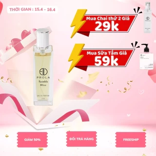 Nước hoa nữ PROLA Twinkle Bliss nữ tính, ngọt ngào, quyến rũ thích hợp đi hẹn hò PL02-Dạng xịt 15ml