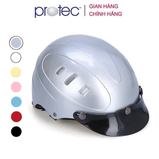 Mũ bảo hiểm nửa đầu Protec Rosa RLW đơn màu - Size L, an toàn, thời trang