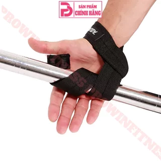 Đai kéo lưng trợ lực nâng đòn tạ Aolikes tập Gym chất liệu cotton co giãn