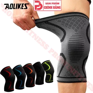 Bó gối đàn hồi bảo vệ khớp đầu gối Aolikes tập gym yoga đạp xe chơi bóng rổ bóng chuyền cầu lông