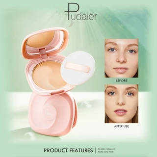 Bột Pudaier Chống Thấm Nước Lâu Dài Full Cover Matte Setting Powder