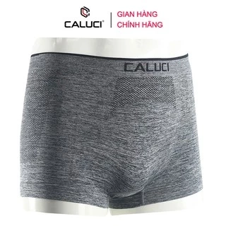 Quần lót nam Boxer CALUCI CA13, dệt liền cao cấp, xốp, nhẹ, mềm mịn, co giãn 4 chiều