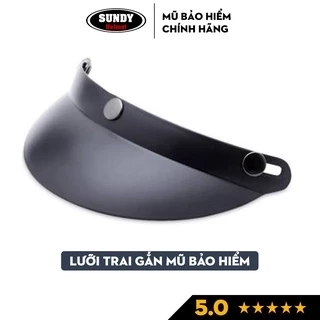 Lưỡi chai mũ bảo hiểm SUNDY, le chắn gió nón bảo hiểm phượt thời trang, chắn gió, cải thiện tầm nhìn