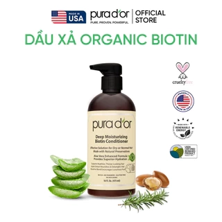 Dầu xả hữu cơ phục hồi và dưỡng ẩm chuyên sâu Biotin Deep Moisturizing Conditioner 236-473ml Oraganic