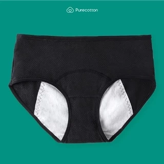 Quần lót chống tràn kinh nguyệt Combo Night Purecotton chống tràn nguyệt san Happy Moon PC078