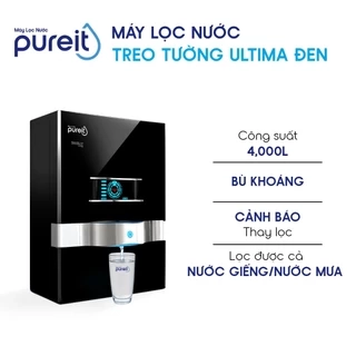Máy Lọc Nước treo tường/ để bàn Pureit Ultima Đen [BH 12 THÁNG]