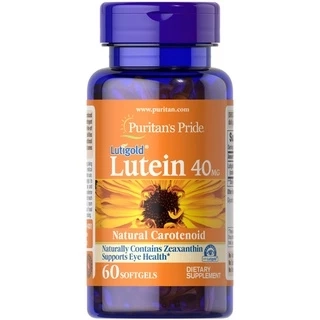 Viên bổ mắt, tăng cường thị lực mỏi mắt, khô mắt Puritan's Pride Lutein 20mg 120 viên