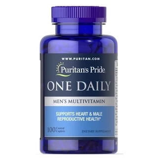 Vitamin tăng miễn dịch ngừa cảm cúm cho Nam Puritan's Pride One daily Men's Multivitamins 100v