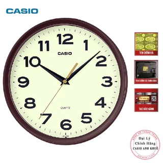 Đồng hồ treo tường Casio IQ-05-1DF đen ( đường kính 25cm)