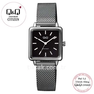 Đồng hồ Unisex Q&Q Citizen QB51J412Y dây kim loại thương hiệu Nhật Bản