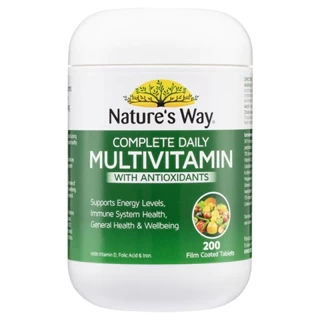 Vitamin tổng hợp Úc nature’s way complete daily multivitamin - 200 Viên Healthy Care