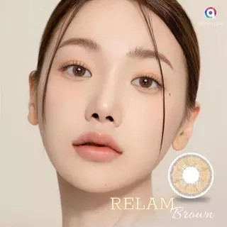 Kính áp tròng QUYNH LENS Relam Brown 0-8 độ