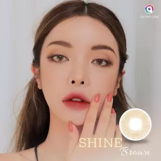 Kính áp tròng QUYNH LENS Shine Brown 0-8 độ