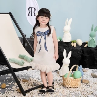 RẬP BABY - Váy Baby Đính Nơ Kim Sa - BABI 12