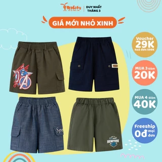 Quần short bé trai Rabity kaki 92326