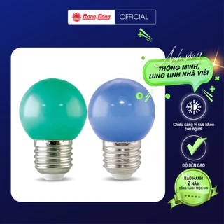 Bóng đèn LED BULB tròn 1W tiết kiệm điện năng Rạng Đông (5 mẫu khác nhau)