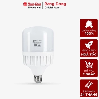 Bóng đèn Led Bulb Trụ công suất 20w,30w,40w,50w Rạng Đông - Bảo hành 24 Tháng 1 đổi 1 - Model: TRN1
