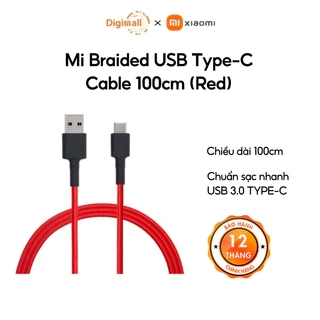 Dây Cáp Sạc Nhanh Xiaomi USB to Type C Dành Cho Android 100cm - Bảo Hành 12 Tháng
