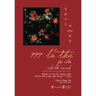 Sách - 999 Lá Thư Gửi Cho Chính Mình - Những Lá Thư Ấn Tượng Nhất - Tập 2 (Phiên Bản Song Ngữ Trung-Việt)