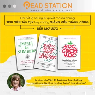 Sách Bộ: Học Cách Học + Dạy Học Không Theo Lối Mòn + Cách Chinh Phục Toán Và Khoa Học (Combo/Lẻ Tùy Chọn)