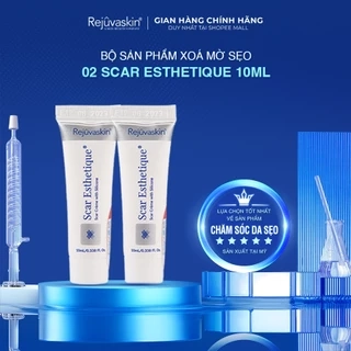 Combo kem xóa Sẹo Thâm, lấp đầy Sẹo Rỗ, Sẹo Lõm Rejuvaskin Scar Esthetique 10ml/tuyp
