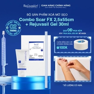 Combo ngăn ngừa và làm xẹp sẹo lồi sẹo phì đại dành cho bụng (gel + FX 2,5*55cm)