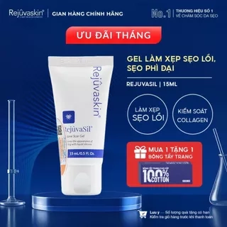 Gel Rejuvasil 15ml xóa mờ sẹo lồi/sẹo phì đại hiệu quả Được các bác sĩ khuyên dùng