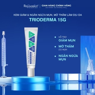 Kem giảm mụn Trioderma ngăn ngừa mụn, hỗ trợ đẩy mụn ẩn và làm dịu da tuýp 15g