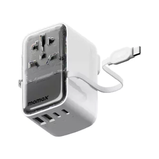 Củ sạc du lịch Momax 1-World PD70W GaN AC Travel Adaptor