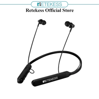 Tai Nghe Bluetooth Retekess TR108 FM Đeo Cổ Hỗ Trợ Đài FM Có Thể Sạc Lại Và Hiển Thị Kỹ Thuật Số Dùng Khi Đi Bộ