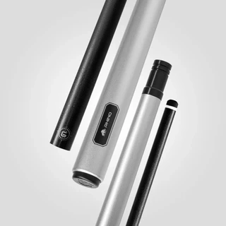 Gậy Bida Lỗ Rhino G-L Silver Metallic - Ngọn Sợi Thủy Tinh - Chính Hãng