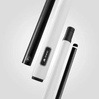Gậy Bida Lỗ Rhino G-L White Pearl - Ngọn Sợi Thủy Tinh - Chính Hãng