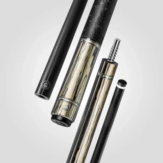 Gậy Bida Lỗ Rhino G-W Pale Moon Ebony - Ngọn Glassfiber - Chính Hãng - Tặng kèm combo phụ kiện