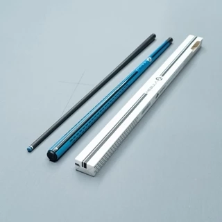 Gậy bida lỗ Rhino Nebula 2 Sky Blue - Ngọn Carbon Cao Cấp - Chính Hãng