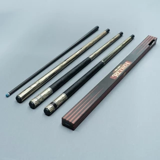 Gậy bida lỗ Rhino RETRÔ Pale Moon Ebony - Ngọn Carbon Cao Cấp - Chính Hãng (Tặng kèm Nối chuôi RETRÔ theo vân gỗ)
