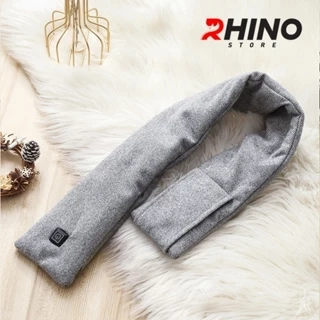 Khăn quàng cổ điện tạo nhiệt nam nữ Rhino W101 giữ ấm, mát xa, sạc tích điện giảm đau mỏi cổ vai gáy hiệu quả cao