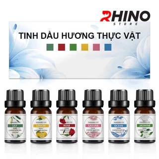 Tinh dầu nguyên chất Rhino T201 10ml pha nước, treo xe kiểm định