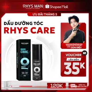Dầu dưỡng tóc hương nước hoa RHYS MAN giảm khô xơ, giúp tóc bóng mượt, chắc khoẻ Rhys Care 45ml