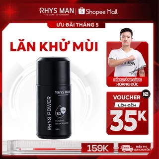 Lăn khử mùi RHYS MAN khử mùi kiểm soát mồ hôi Rhys Power 50ml