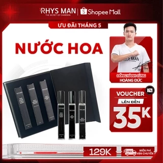 Nước hoa nam RHYS MAN lịch lãm, đẳng cấp, lưu hương tới 12h 10ml/chai