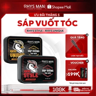 Sáp vuốt tóc Rhys Man, sáp dưỡng Clay tạo kiểu RHYS UNIQUE giữ nếp suốt 12h