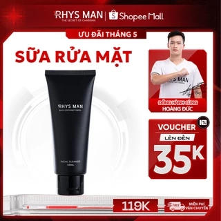 Sữa rửa mặt nam RHYS MAN hương dừa thơm mát Rhys Coconut Fresh 100ml