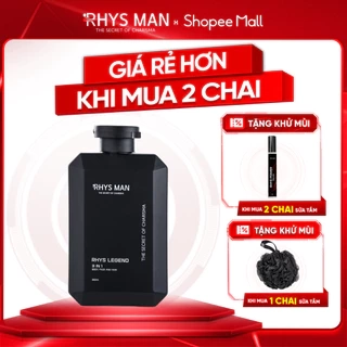 Sữa tắm gội nam 3in1 RHYS MAN hương nước hoa Rhys Legend 350ml