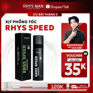 Xịt phồng tóc Rhys Man, xịt tạo độ phồng Rhys Speed, giữ nếp tự nhiên, không gây bết tóc 100ml