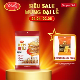 Bánh Richy Kenju quy hành kem dẻo túi 186g