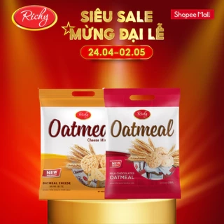 Bánh Yến mạch Richy túi 220g 250g Mini Bite (Sữa/Phô Mai)