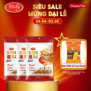 Combo 3 Bánh Richy Kenju kem dẻo 186gr