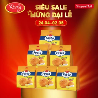 [CÓ VỊ MỚI!!!] Combo 6 túi bánh mì hoa cúc ngàn lớp Fe'sta Richy