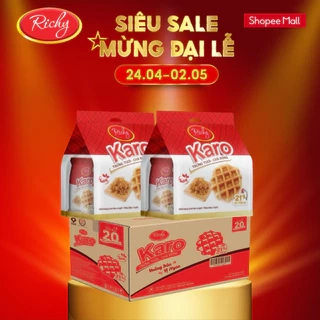 Thùng 72 bánh Karo Richy trứng tươi – chà bông