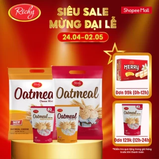 Combo 2 Bánh Yến Mạch Richy 2 vị (Sữa và Phô Mai)